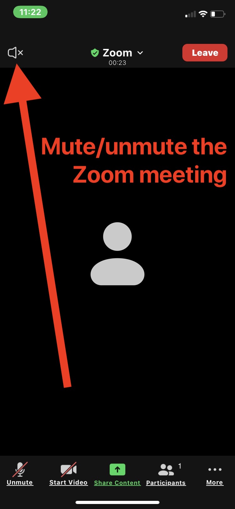 How to Mute & Unmute in Zoom on iPhone & iPad