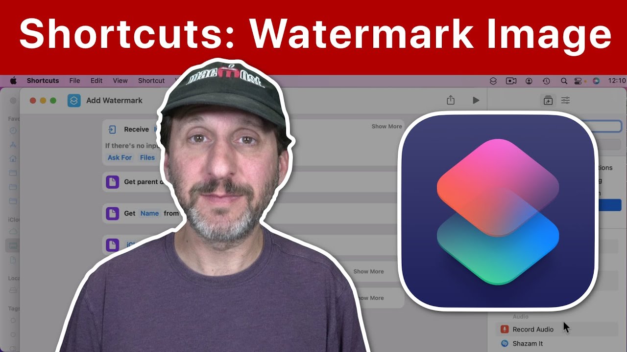 macOS Shortcuts: Add a Watermark To an Image