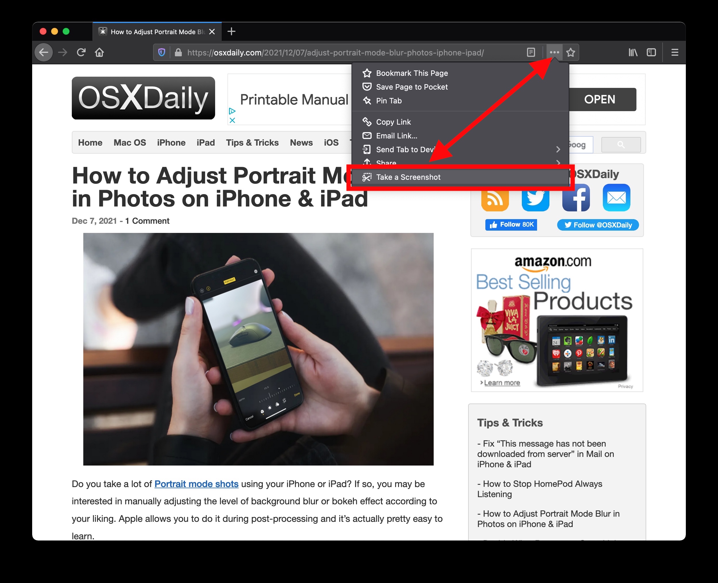 How to Take a Full Web Page Screen Shots on Mac the Easy Way