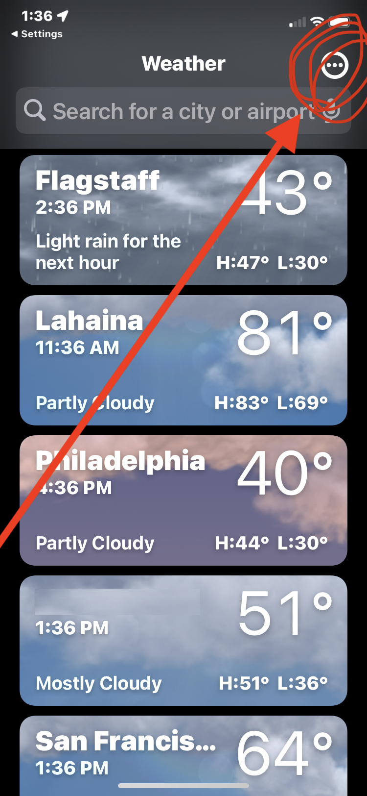 Get Rain & Snow Notifications on iPhone for Your Current Location