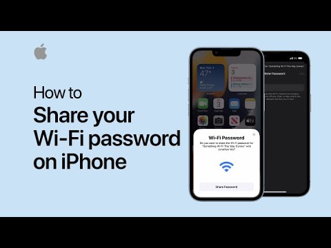How to share your Wi-Fi password | Apple Support