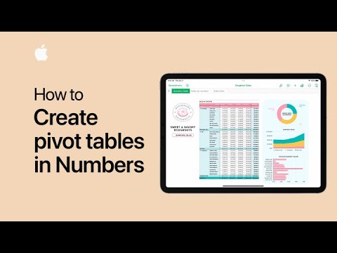 How to create pivot tables in Numbers for iPhone, iPad, and iPod touch | Apple Support