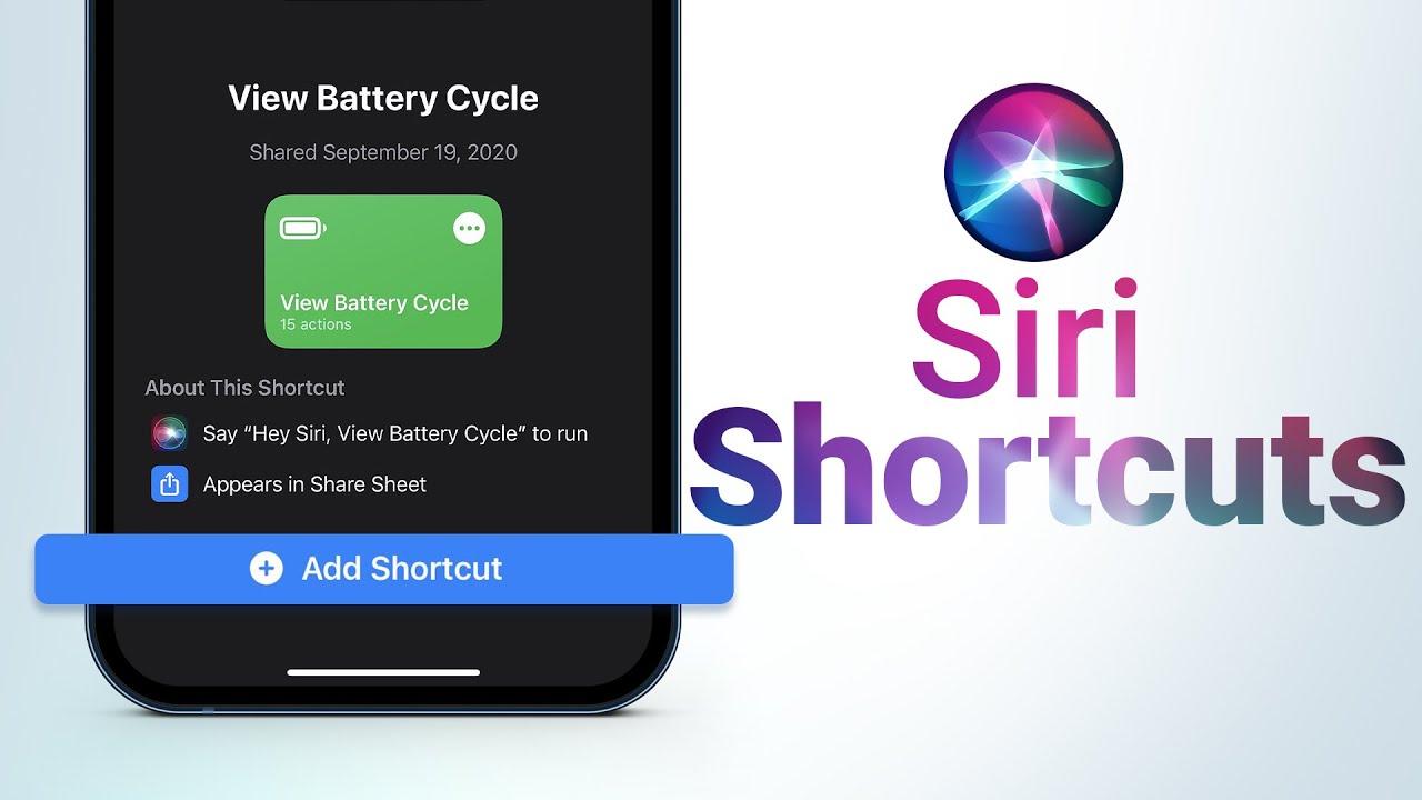 MUST DOWNLOAD Shortcuts – Battery Cycles