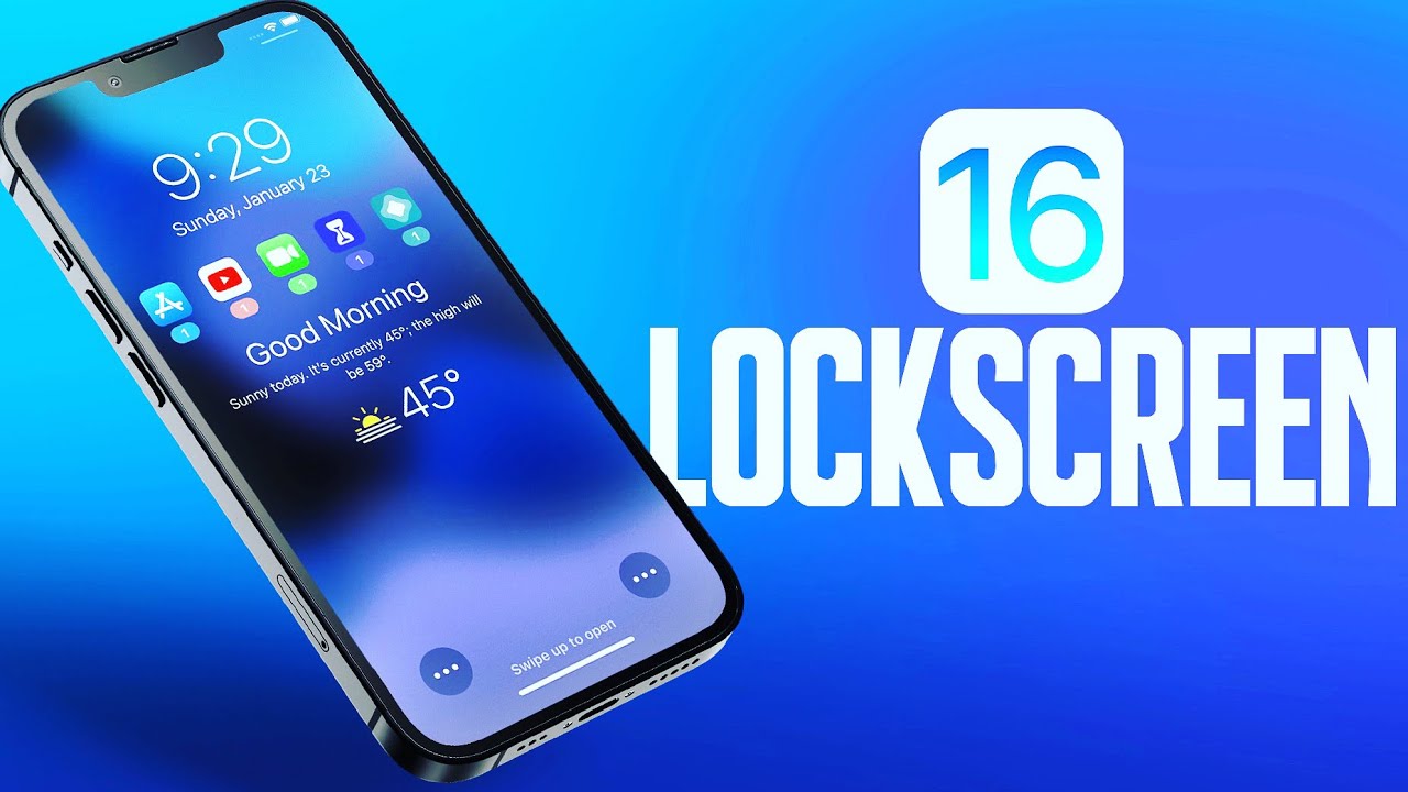 iOS 16 Lockscreen Reimagined
