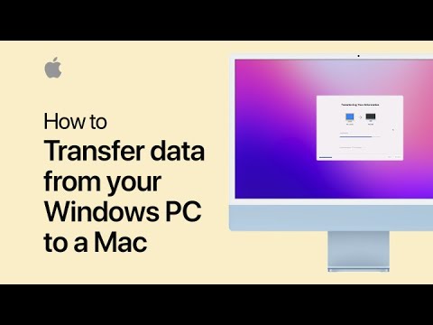 How to transfer your data from a Windows PC to a Mac using Migration Assistant | Apple Support