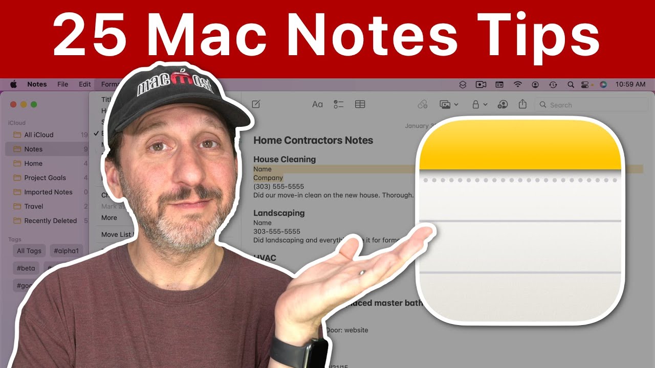 25 Tips For Using Notes On a Mac