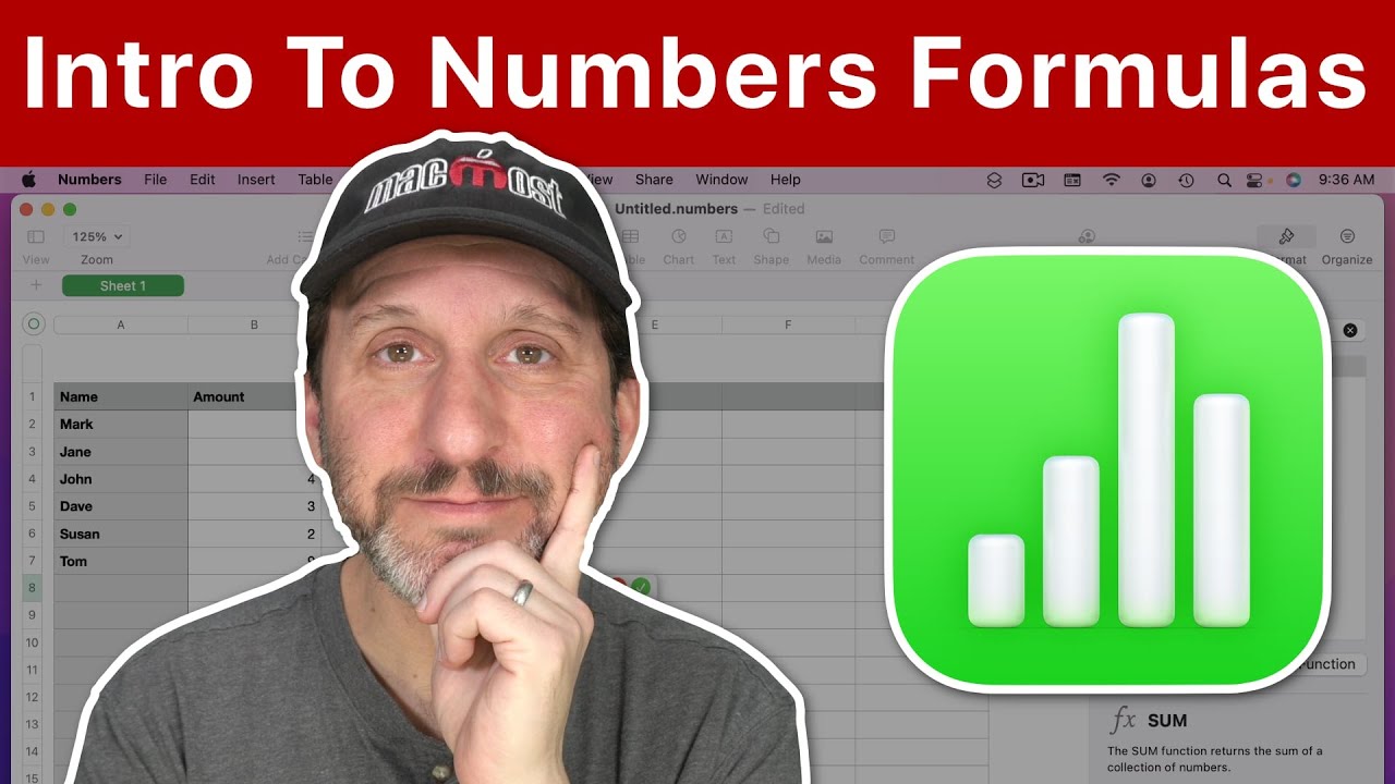 An Introduction To Using Formulas In Mac Numbers