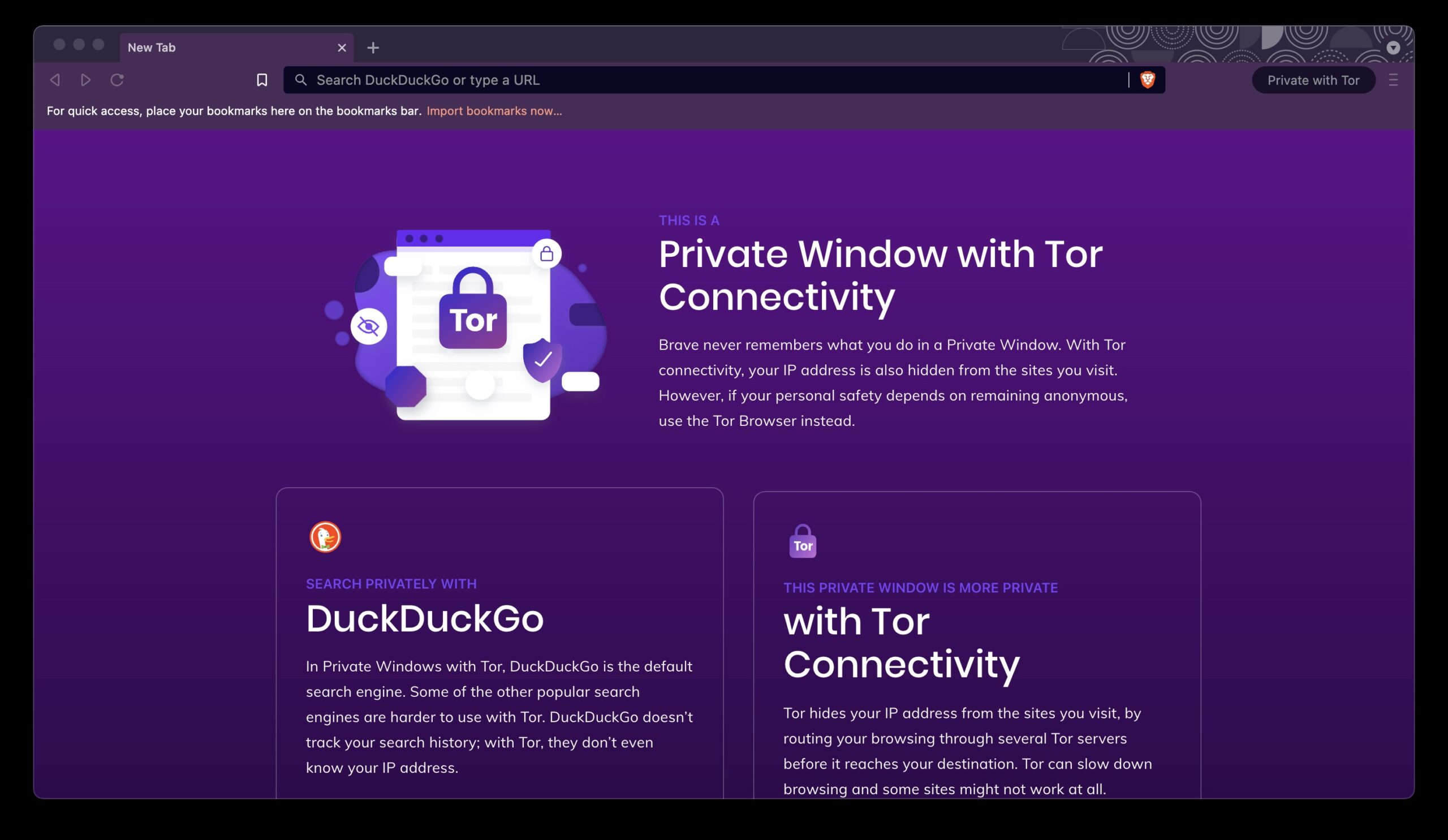 Use Brave Private Browsing with Tor to Hide IP Address
