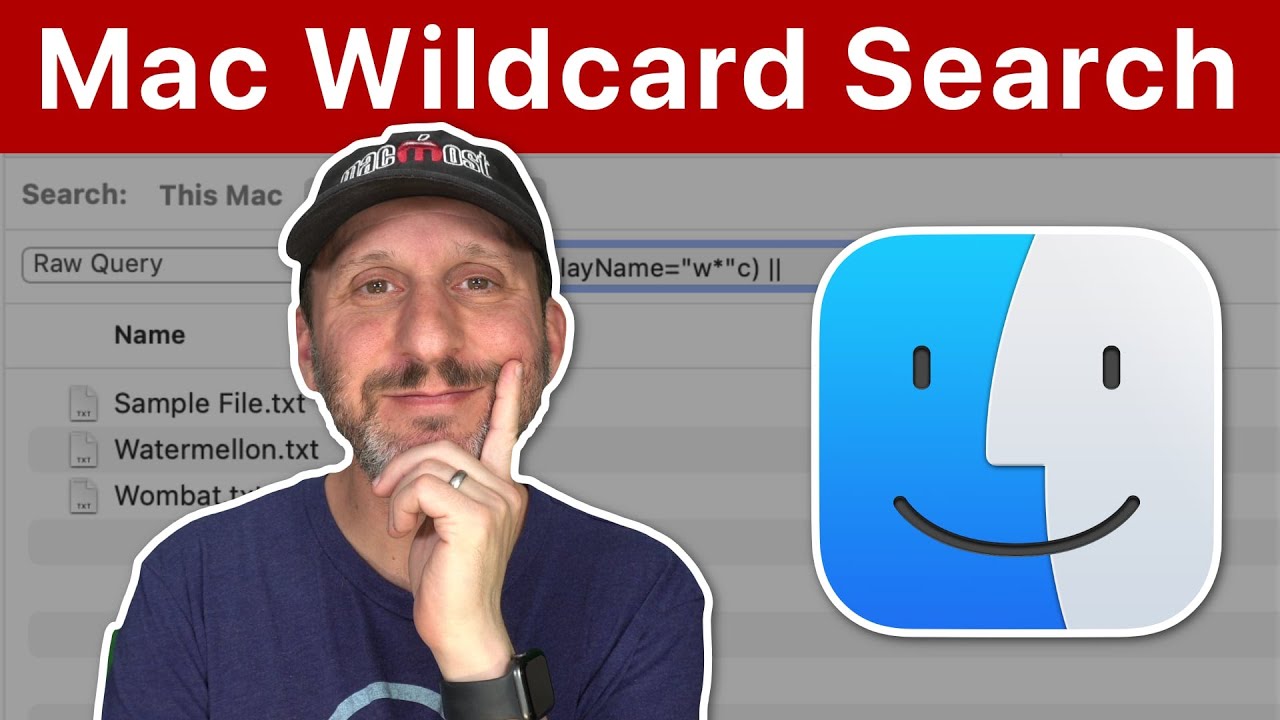 Search Using Wildcards On a Mac