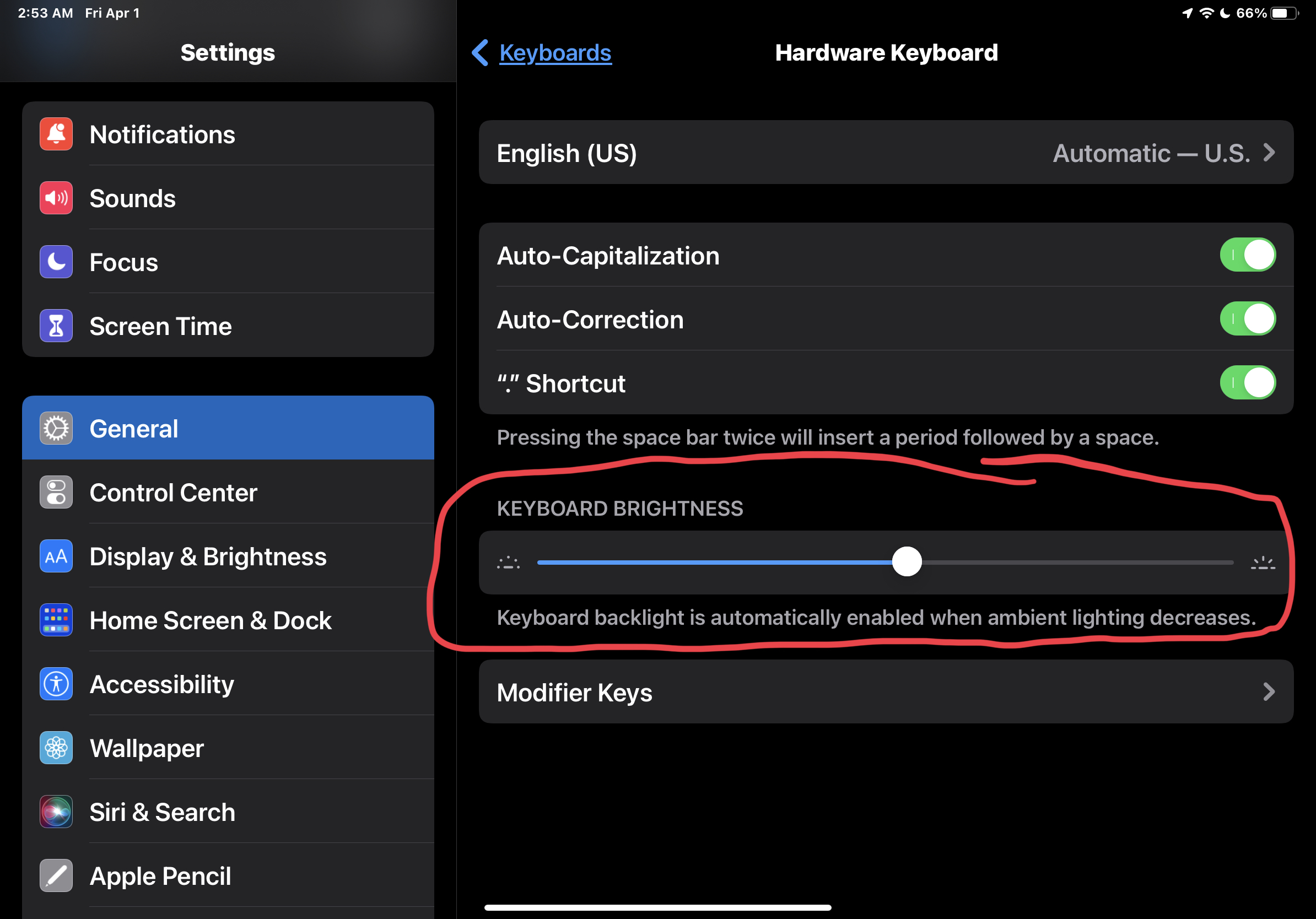 How to Adjust Backlit Key Brightness on iPad Magic Keyboard
