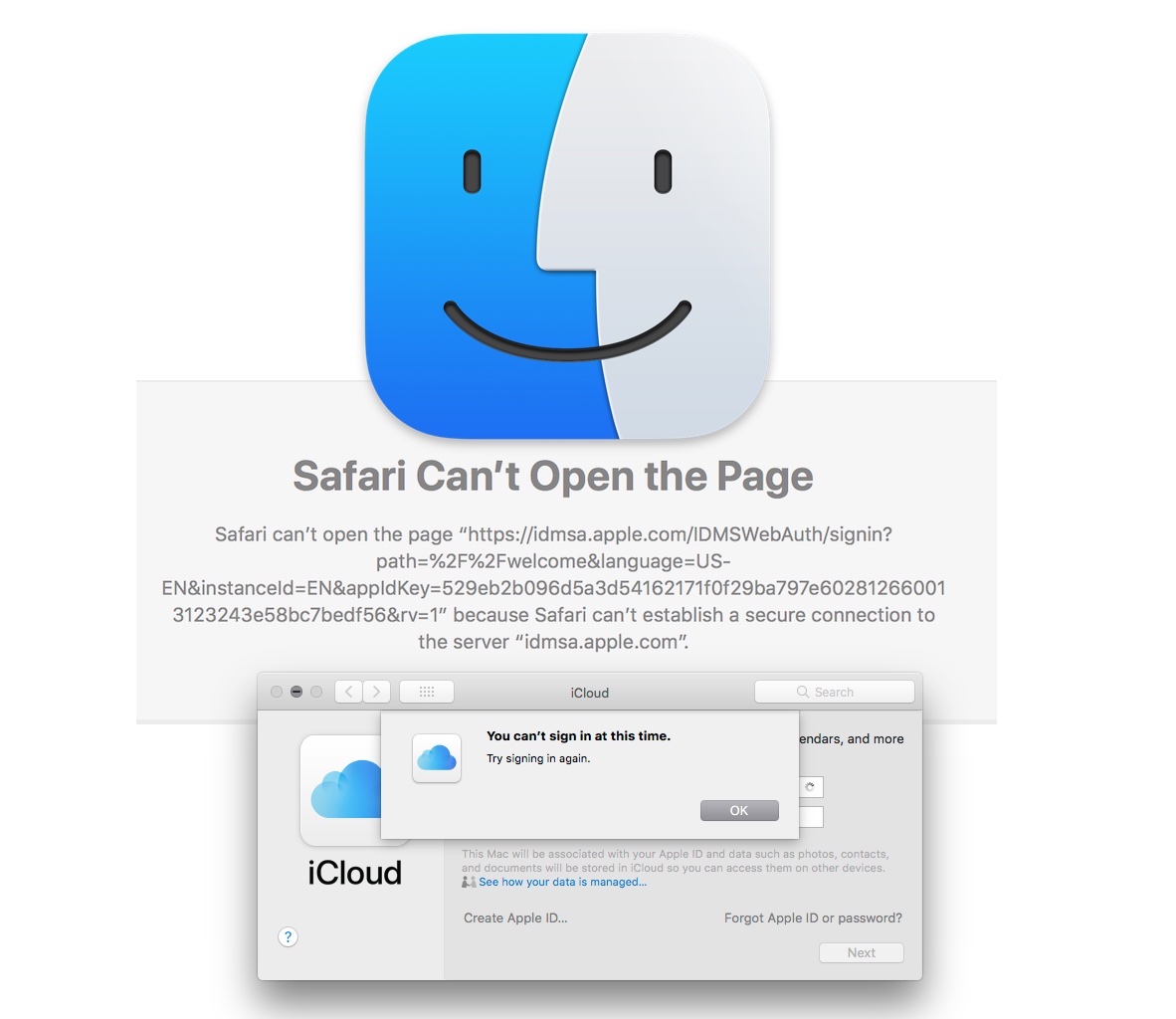 Fix iCloud Errors & “Can’t Establish Secure Connection with idmsa.apple.com” on MacOS Sierra & High Sierra