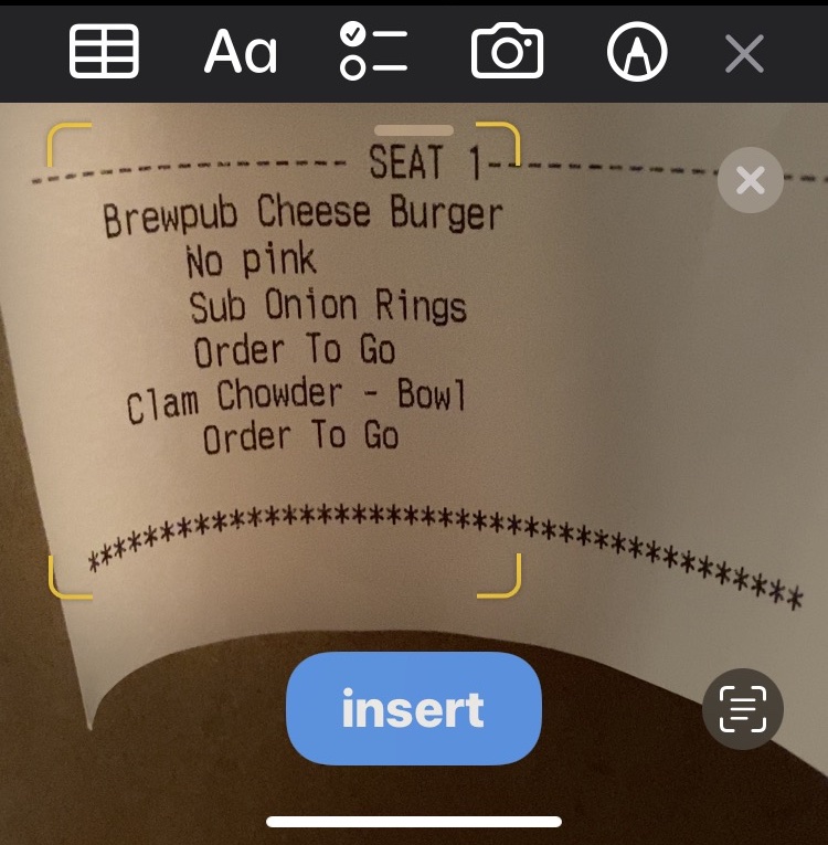 Scan Text Into Notes on iPhone & iPad