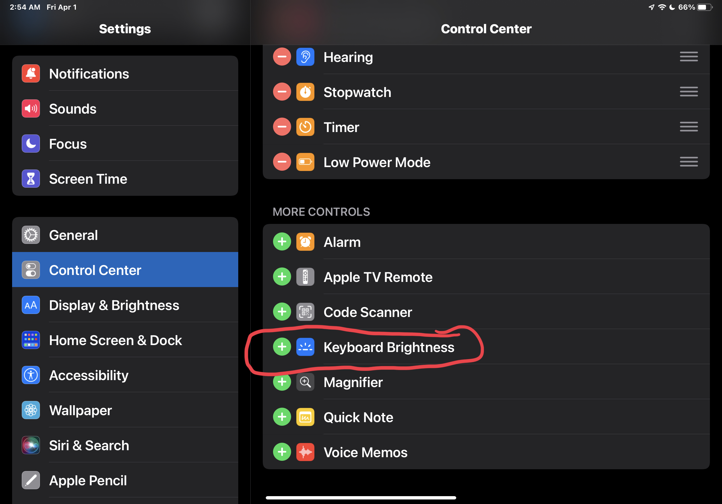 How to Change iPad Magic Keyboard Backlight Brightness from Control Center