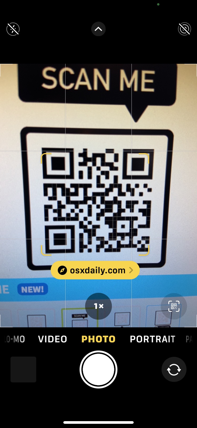 Can’t Scan QR Codes with iPhone / iPad Camera? Here’s a Fix
