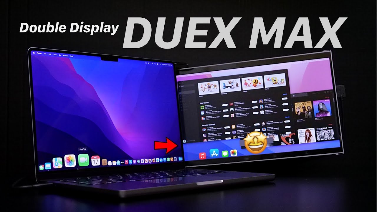 Double display M1 MacBook Pro – DUEX MAX￼