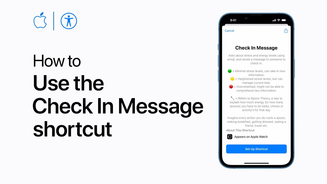 How to use the Check In Message shortcut on iPhone or iPad | Apple Support