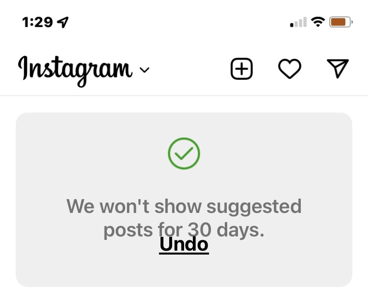How to Hide Suggested Posts on Instagram