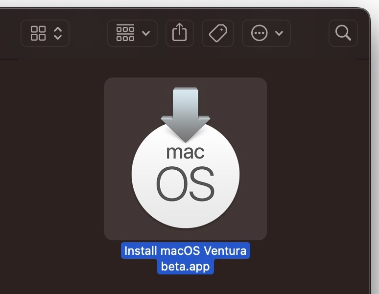 Download a Full MacOS Ventura Beta Installer