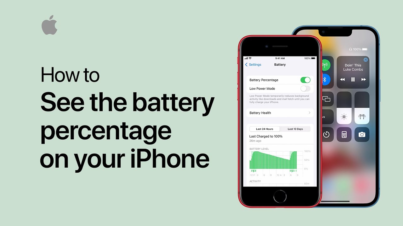 How to show battery percentage on your iPhone | Apple Support