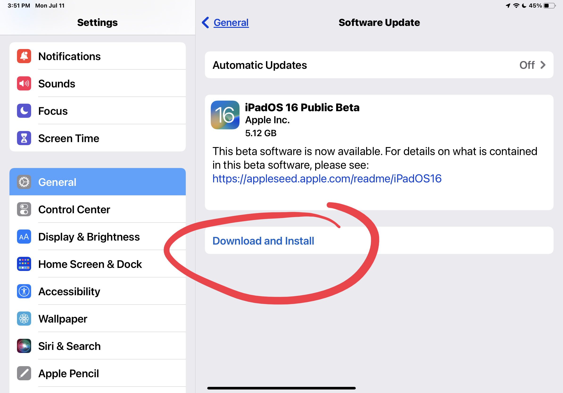 How to Install iPadOS 16 Public Beta on iPad