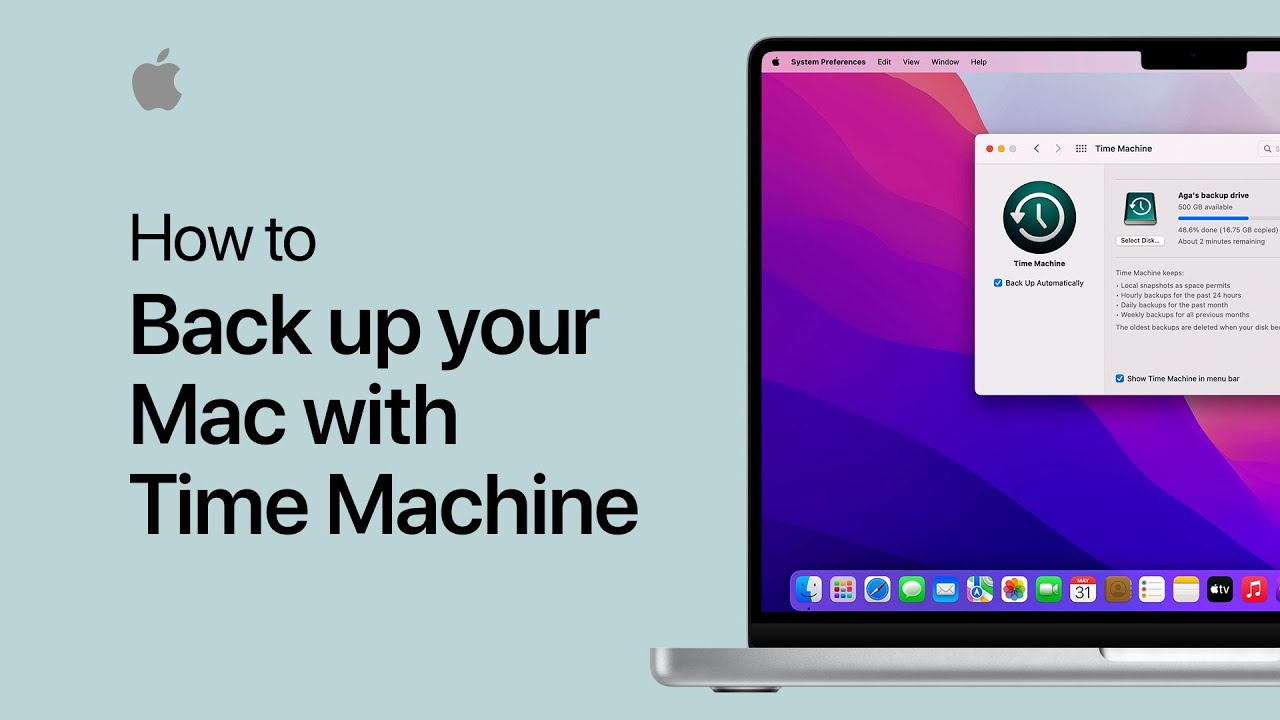How to back up your Mac with Time Machine | Apple Support
