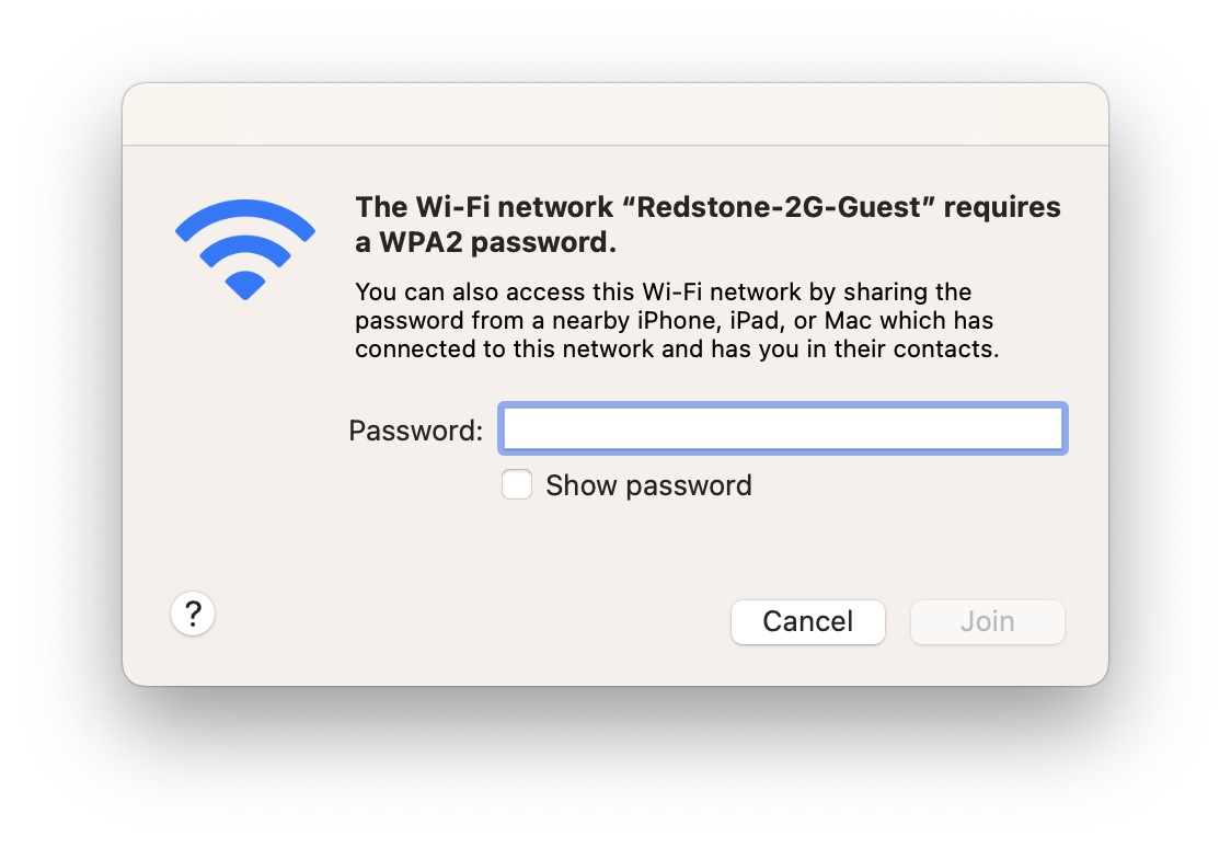 Get a Shared Wi-Fi Password on Mac