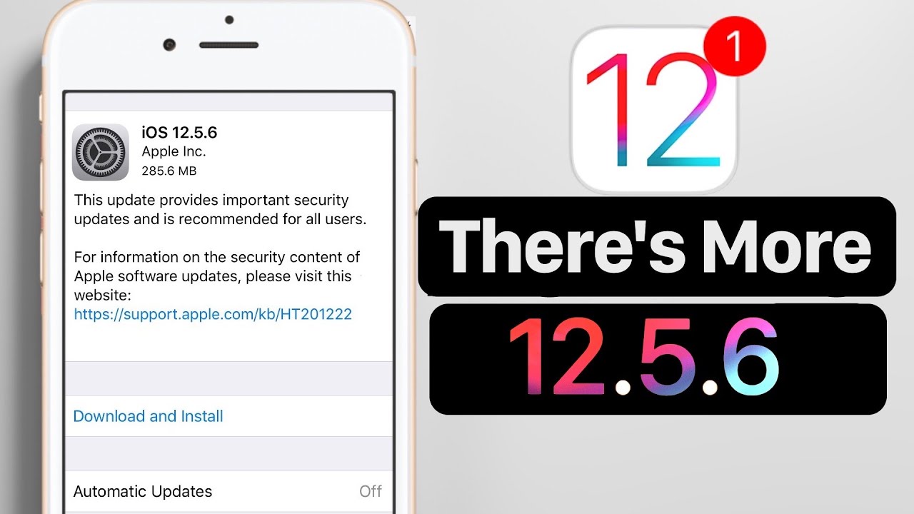 Apple is Awesome – NEW iOS 12.5.6 Update Released!