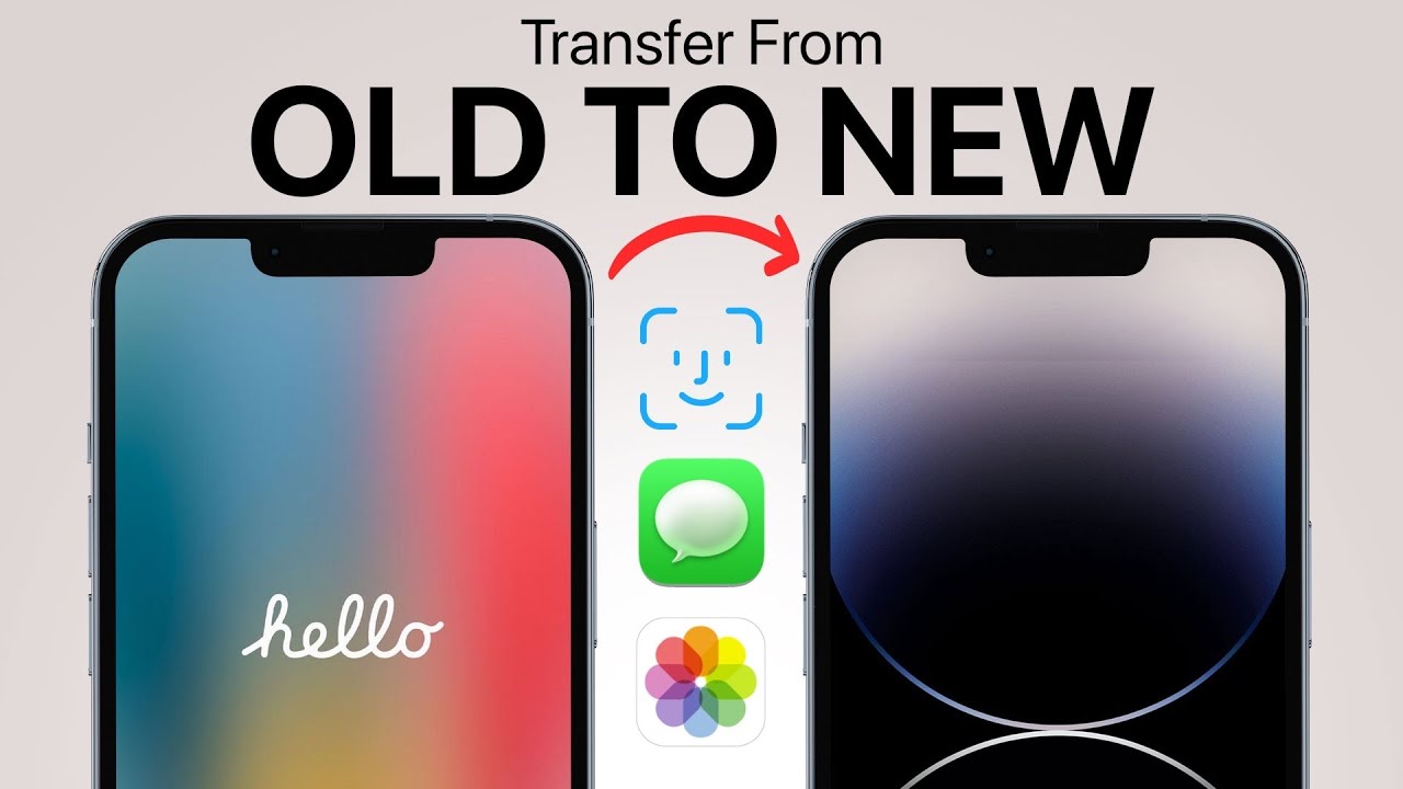 Transfer Data From old iPhone to New iPhone EASY!