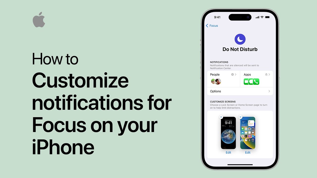 How to customize notifications for Focus on your iPhone | Apple Support