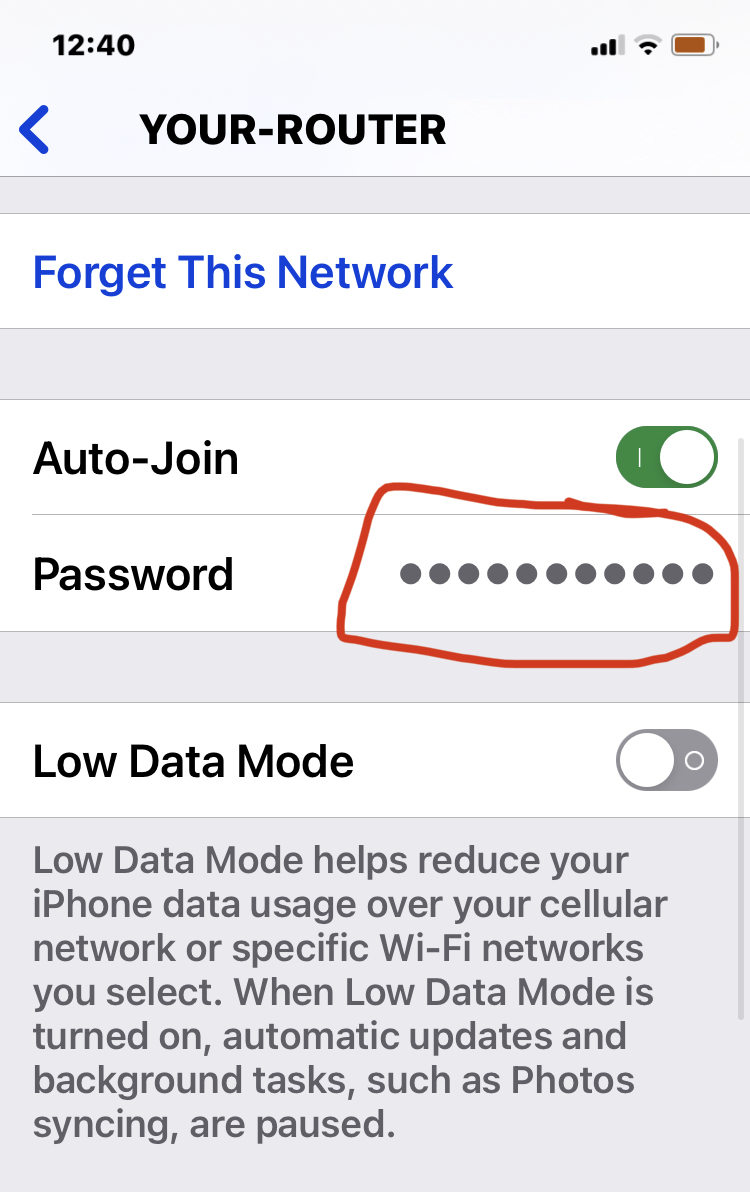 How to See a Wi-Fi Password on iPhone
