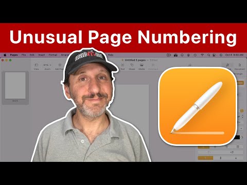 How To Deal With Unusual Page Numbering In Mac Pages
