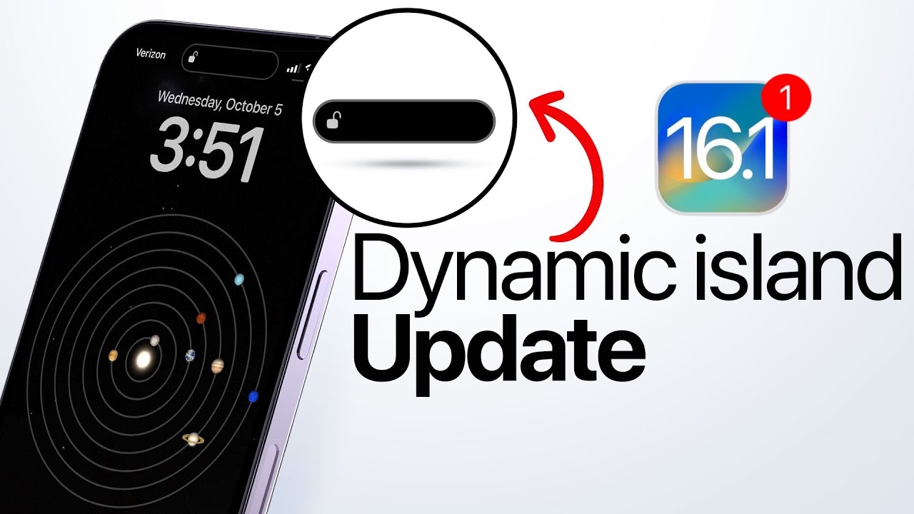 iOS 16.1 Brings First Update to Dynamic island!