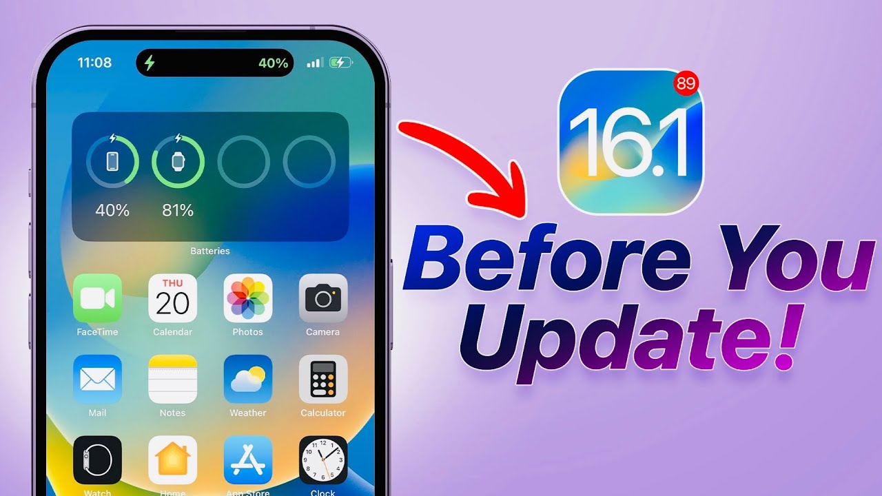 Watch This Before You Update To iOS 16.1 ⚠️