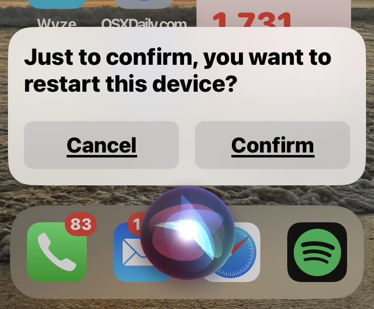 How to Restart iPhone Without Pressing Buttons with Siri