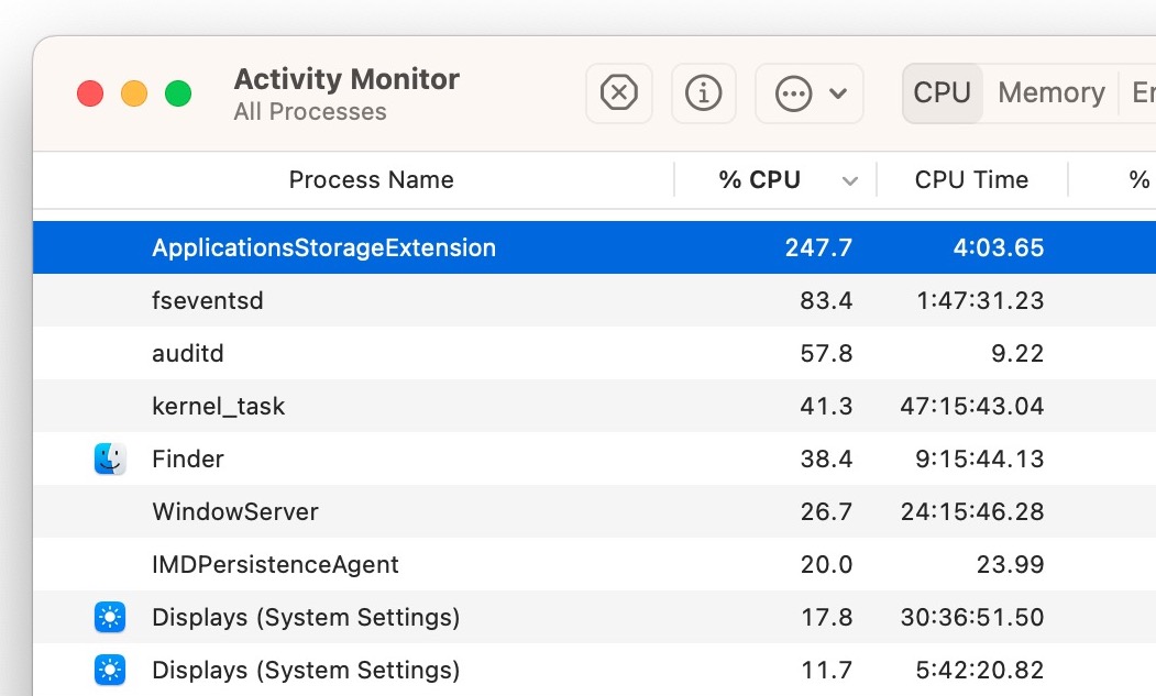 ApplicationsStorageExtension High CPU & Memory Usage on Mac? Here’s the Fix