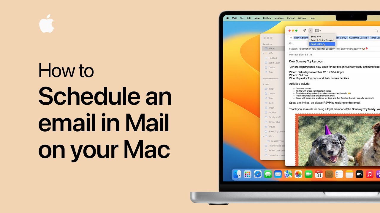 How to schedule an email in Mail on your Mac | Apple Support