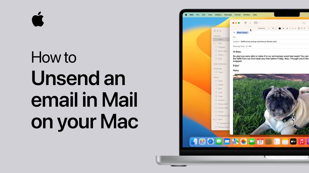 How to unsend an email in Mail on your Mac | Apple Support