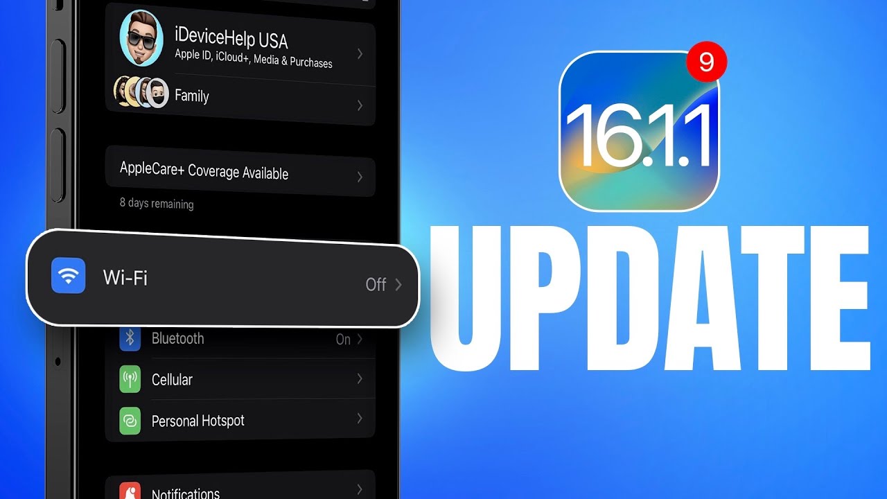 iOS 16.1.1 Released To EVERYONE – Why You SHOULD Update!
