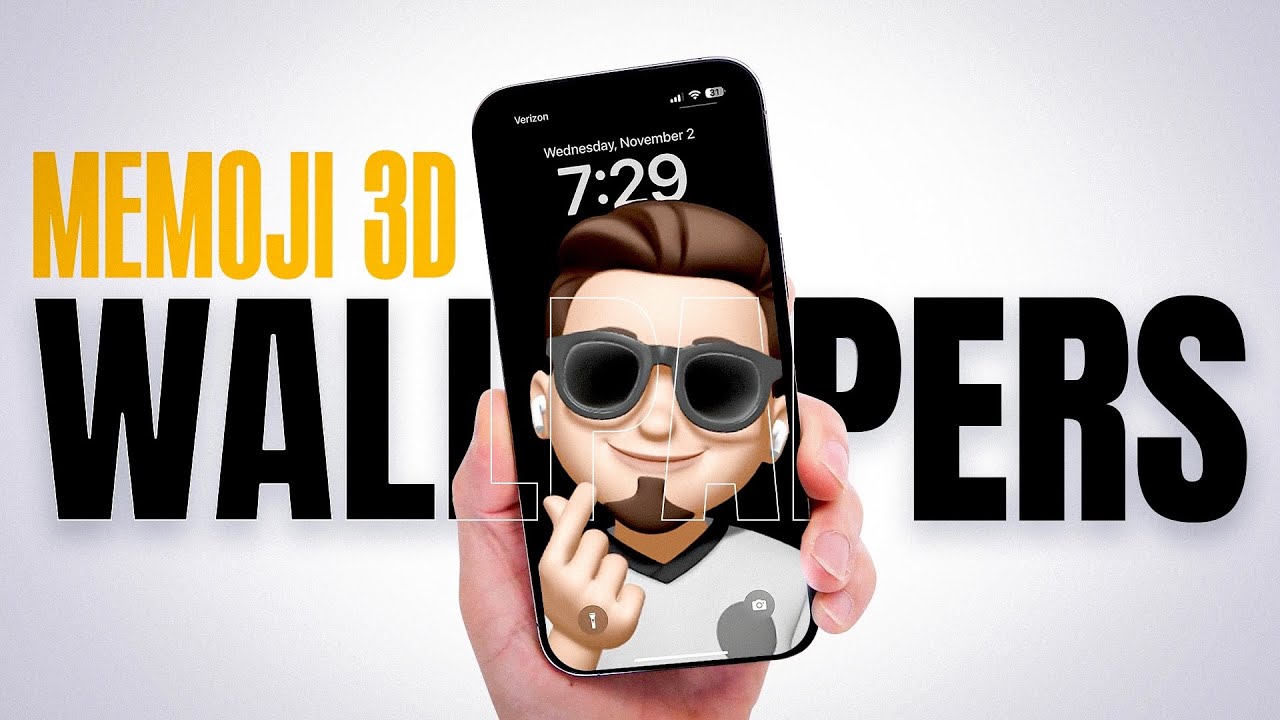 Create Personalized 3D Memoji Wallpaper For iOS 16 LockScreen