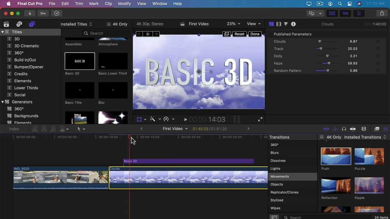 MacMost Course: Final Cut Pro Quick Start For Beginners – Lesson 7
