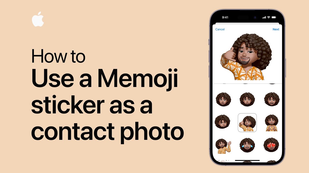 How to use a Memoji sticker as your contact photo | Apple Support