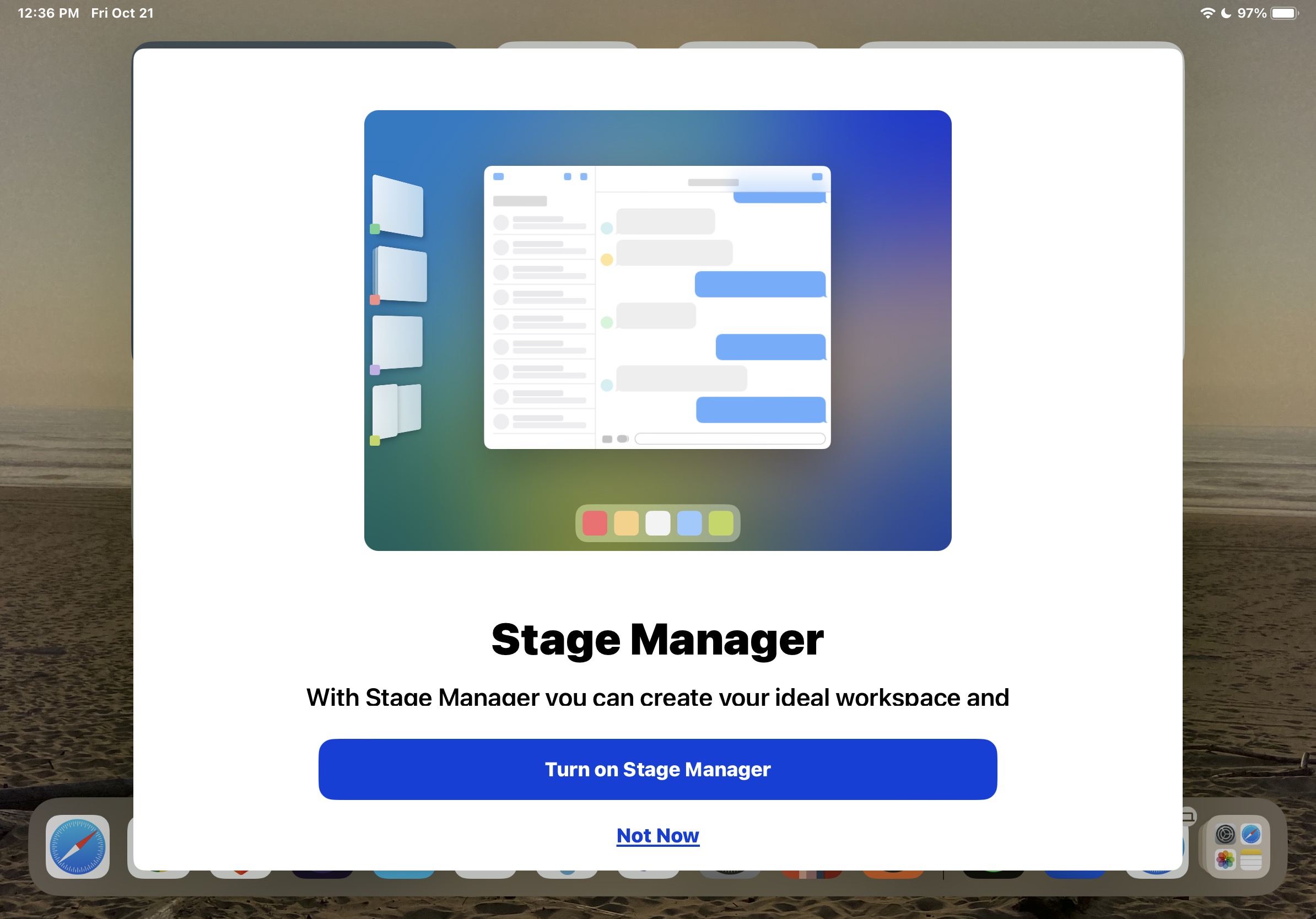 How to Enable Stage Manager on iPad