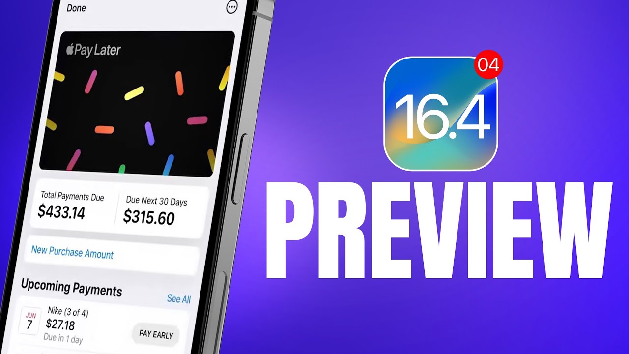 iOS 16.4 Preview!