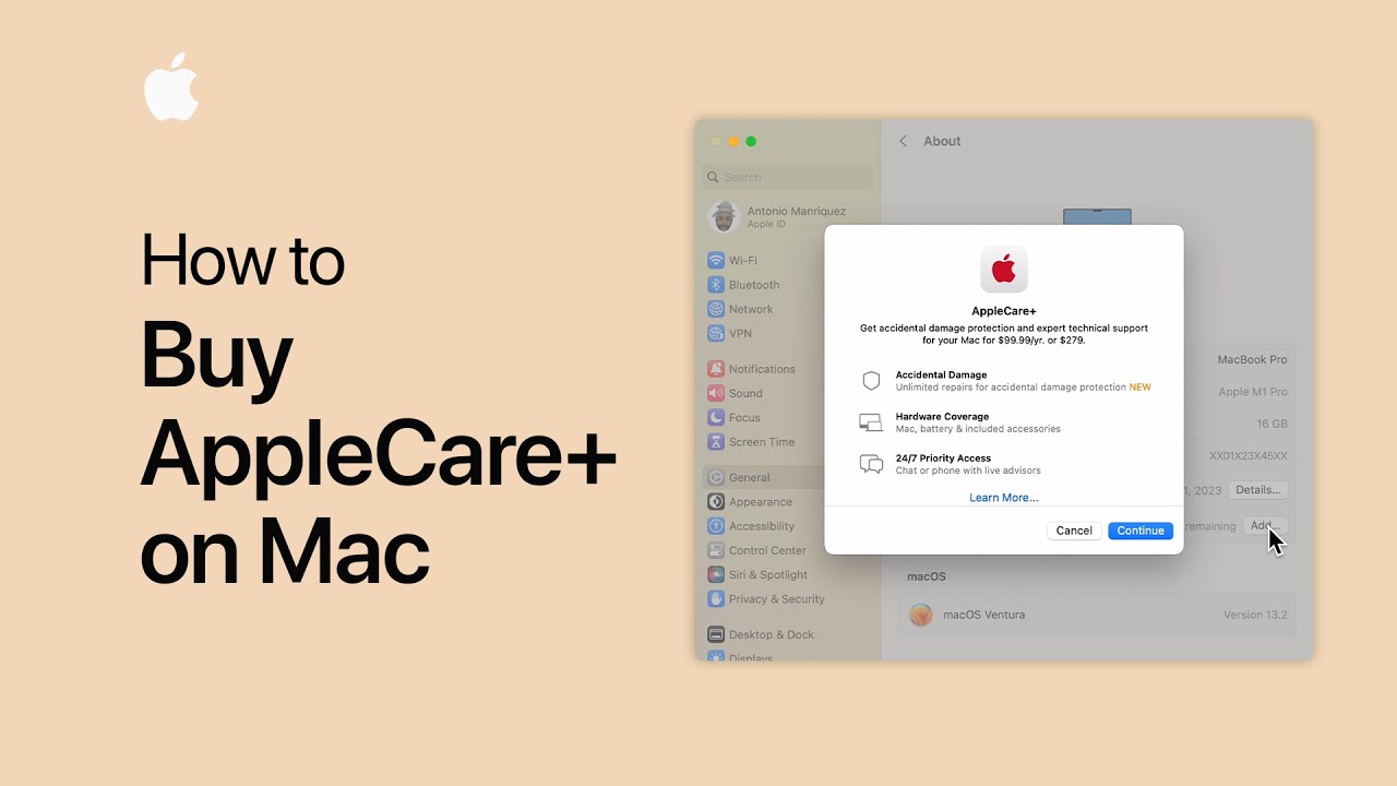 How to buy AppleCare+ on Mac | Apple Support