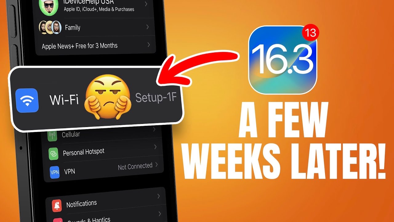 Where’s iOS 16.3.1 ? – iOS 16.3 A Few Weeks LATER!