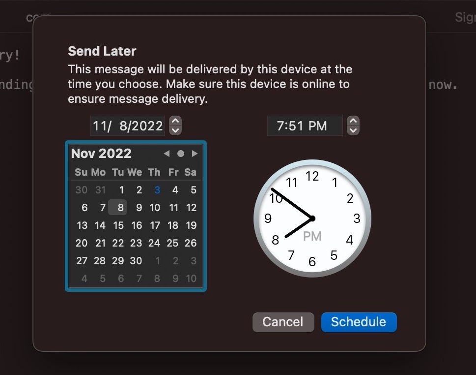 How to Schedule Sending Email in Mail for Mac
