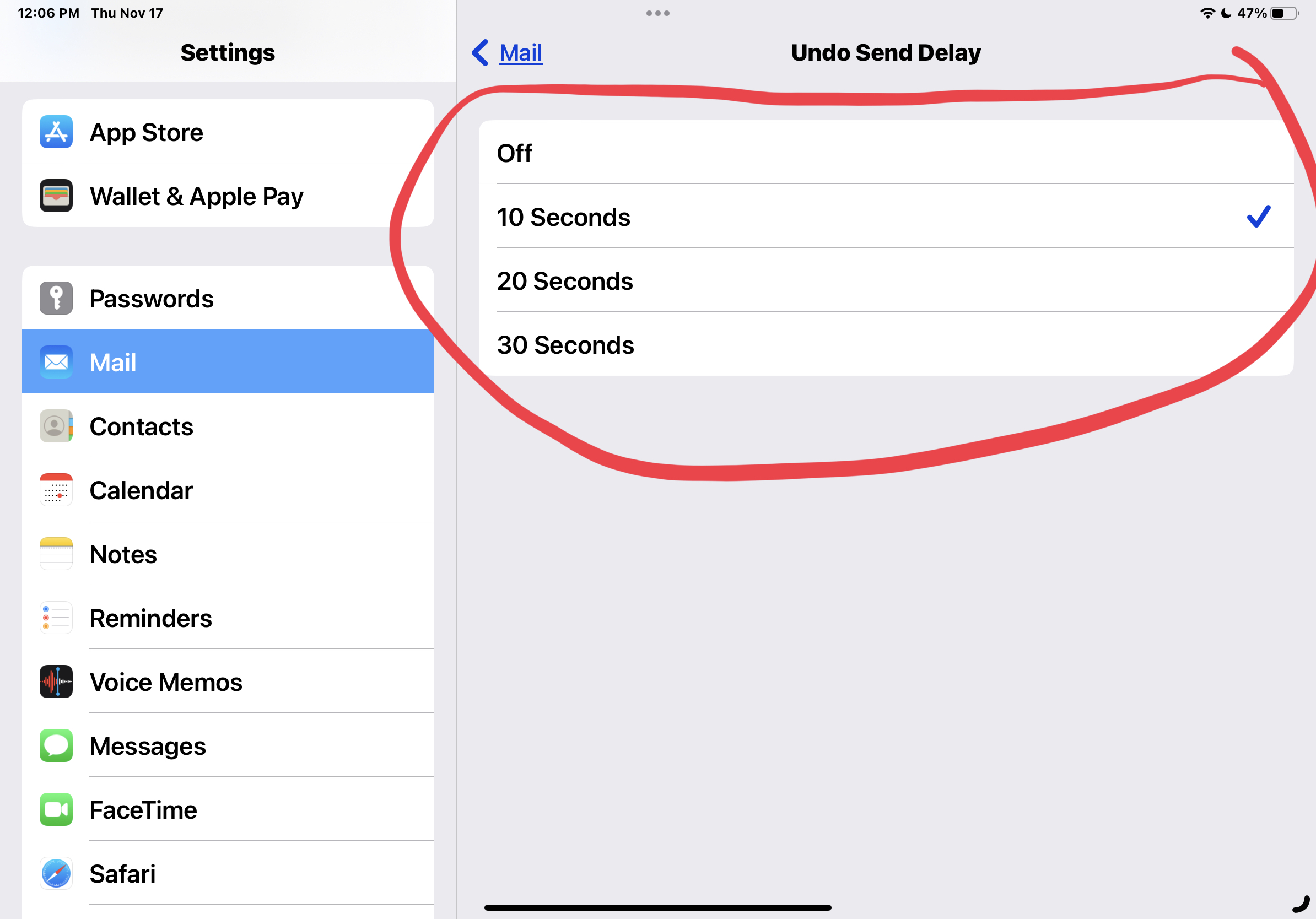 How to Change Undo Sending Delay on Mail for iPhone & iPad