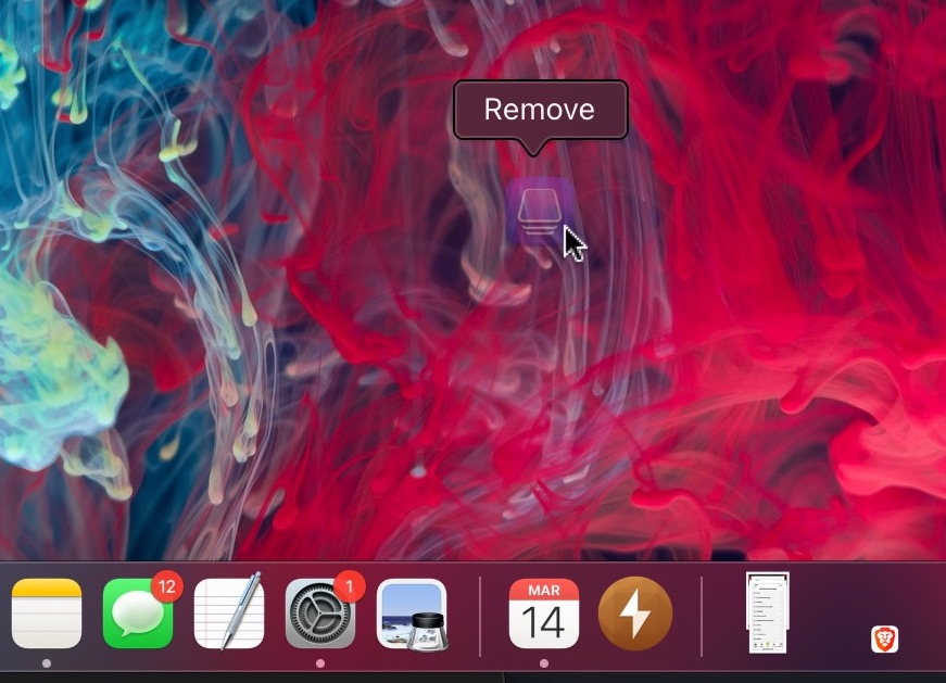 Remove App Icons from Recent Apps in Dock on Mac