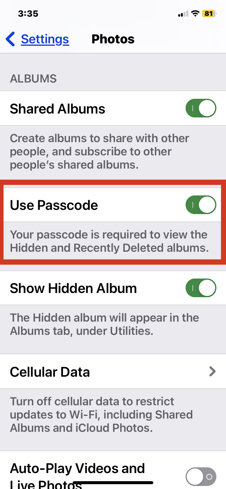 How to Protect Private Photos with Passcode, Face ID, or Touch ID on iPhone & iPad