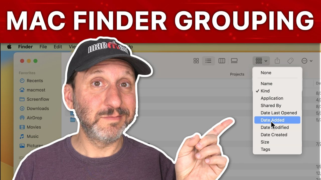 Viewing by Groups in the Mac Finder